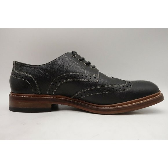 Stacy Adams Black Leather Wingtip Lace Up Dress Oxfords Shoes Men\'s 10.5 D main image 8